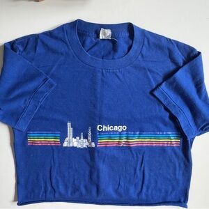 Vintage Cropped Chicago T-Shirt